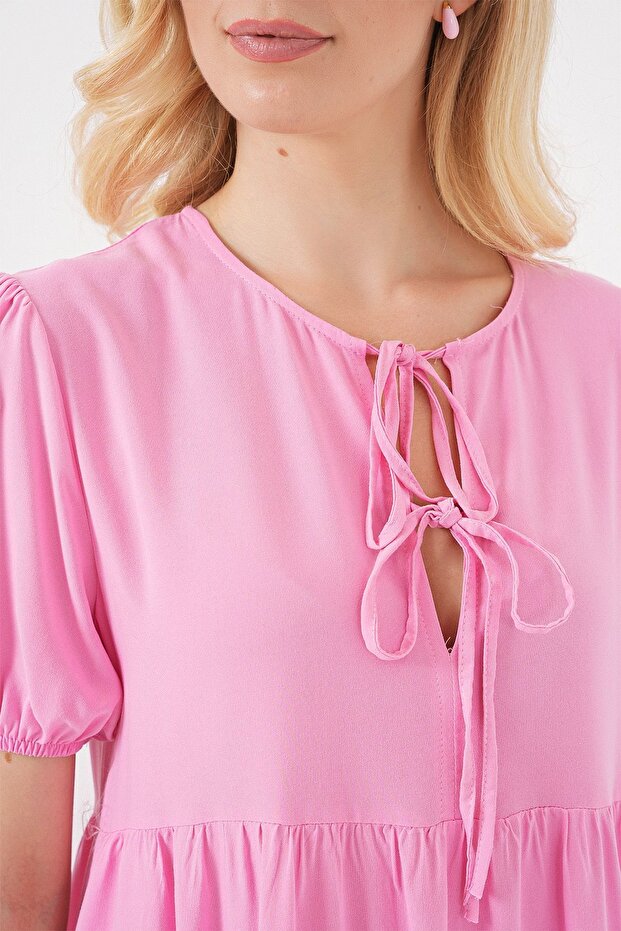 BDART Papyonlu Midi Elbise - 5