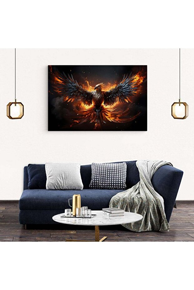 Phoenix bird painting, code 5511 - 7