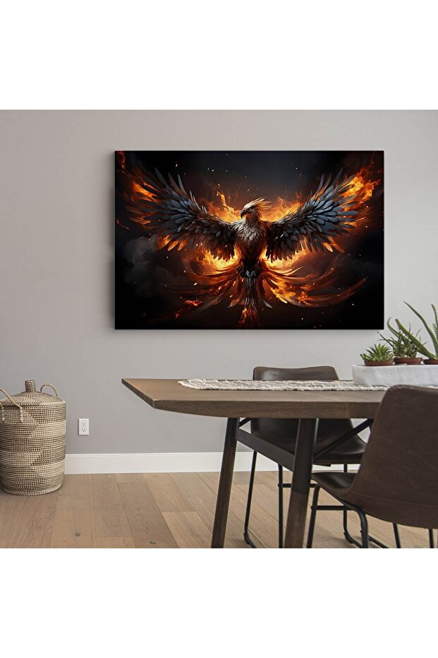 Phoenix bird painting, code 5511 - 3