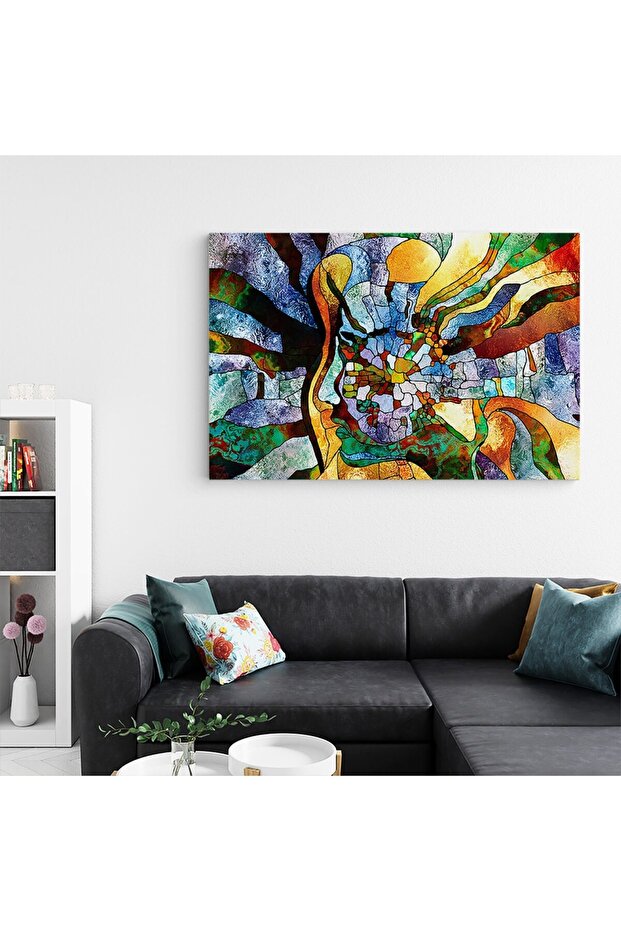 Tablou vitraliu forme abstracte, cod 1955 - 4