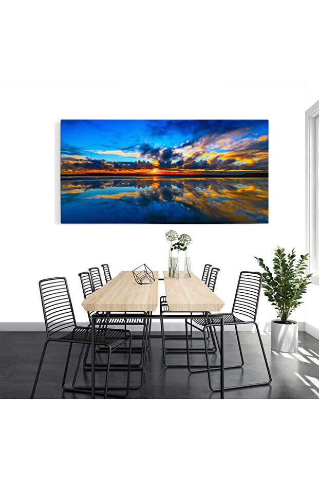 Sunset seascape painting, code 4504 - 6