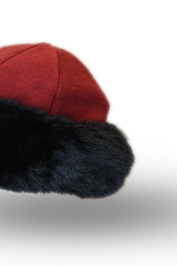 Caciula eleganta pufoasa dama iarna - 2