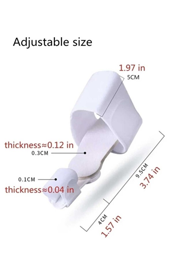 جبيرة لعلاج انحراف الإبهام في القدم قطعة واحدة - 2