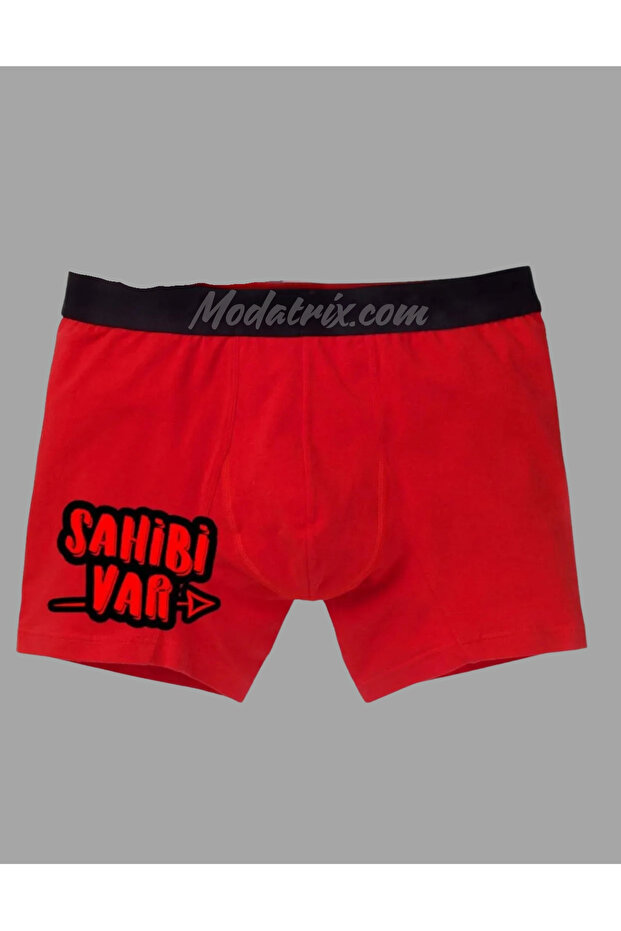 Sahibi Var Baskılı Boxer - 1