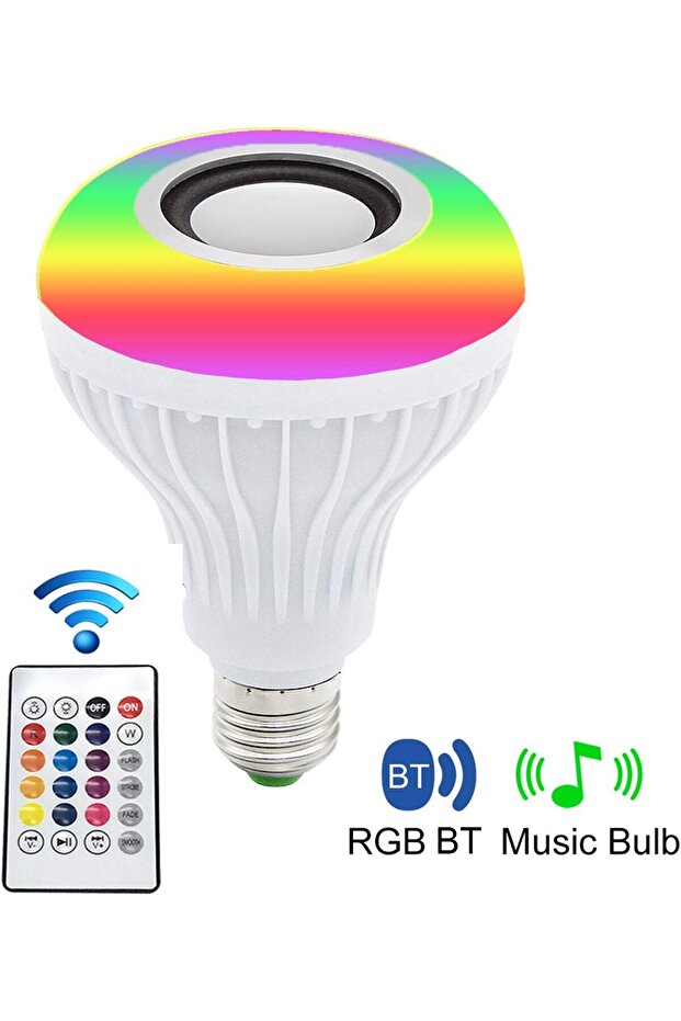 مصباح LED ذكي لاسلكي | واي فاي/بلوتوث، لون مخصص، تحكم صوتي، قابل للتعتيم - 1