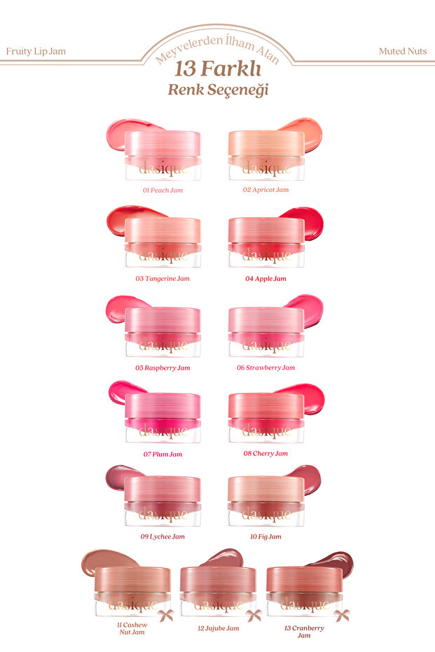 Yoğun Parlaklık Sunan, Meyve Renklerinde Kavanozda Dudak Balmı Fruity Lip Jam 13 Cranberry - 5