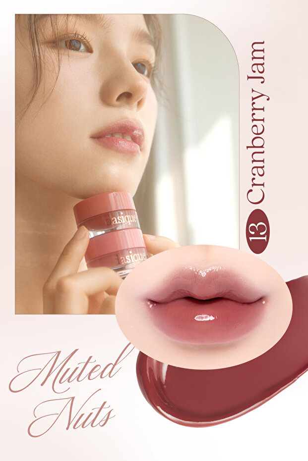 Yoğun Parlaklık Sunan, Meyve Renklerinde Kavanozda Dudak Balmı Fruity Lip Jam 13 Cranberry - 3