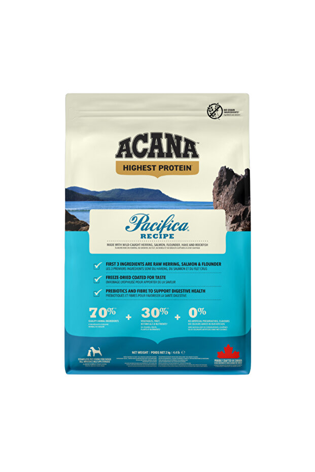 Highest Protein Pacifica Recipe Dry Dog Food 2KG