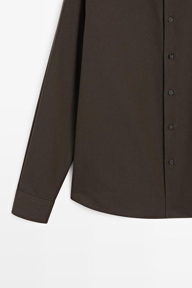 Regular fit fitilli gömlek - 7