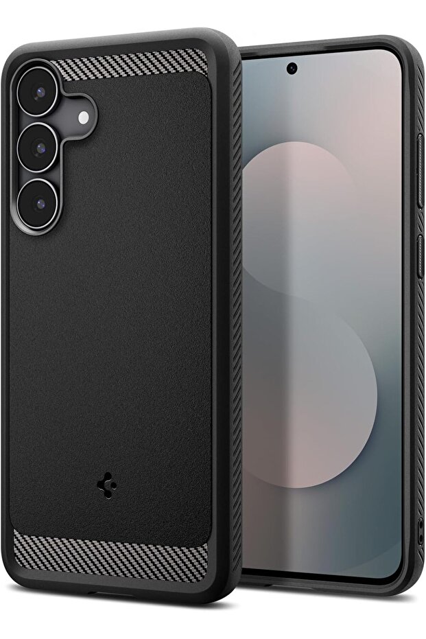 Rugged Armor for Samsung Galaxy S25 FE case cover - Matte Black