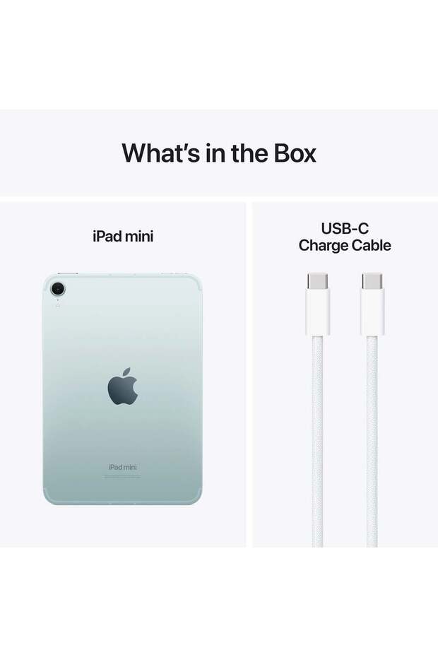 iPad mini 7, 128GB, Cellular, Blue - 9