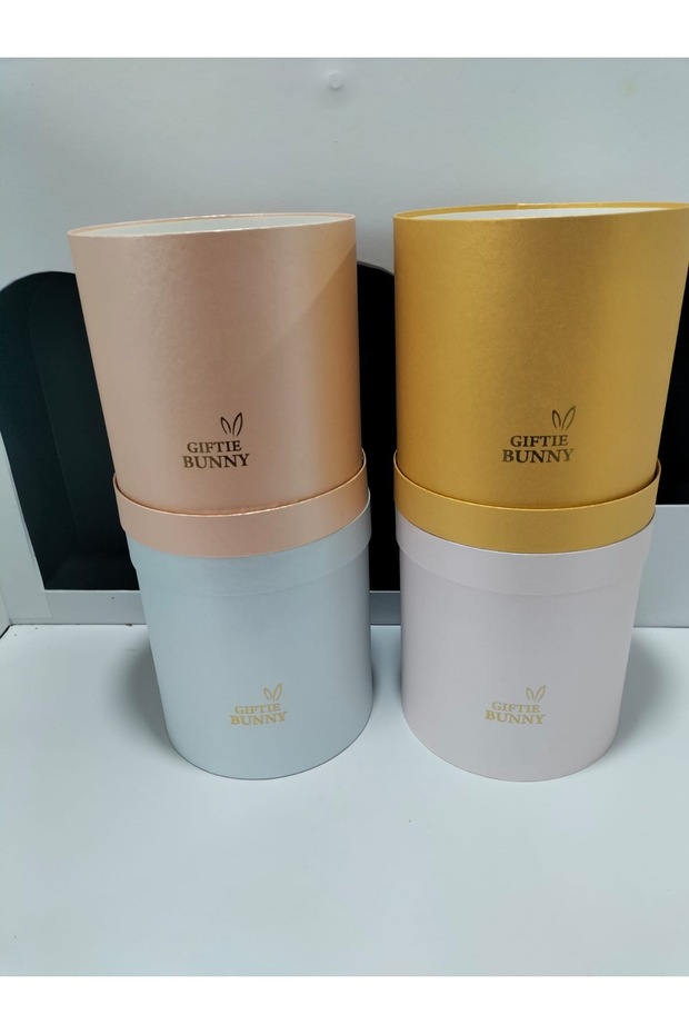 17 cm çapında silindir kutu