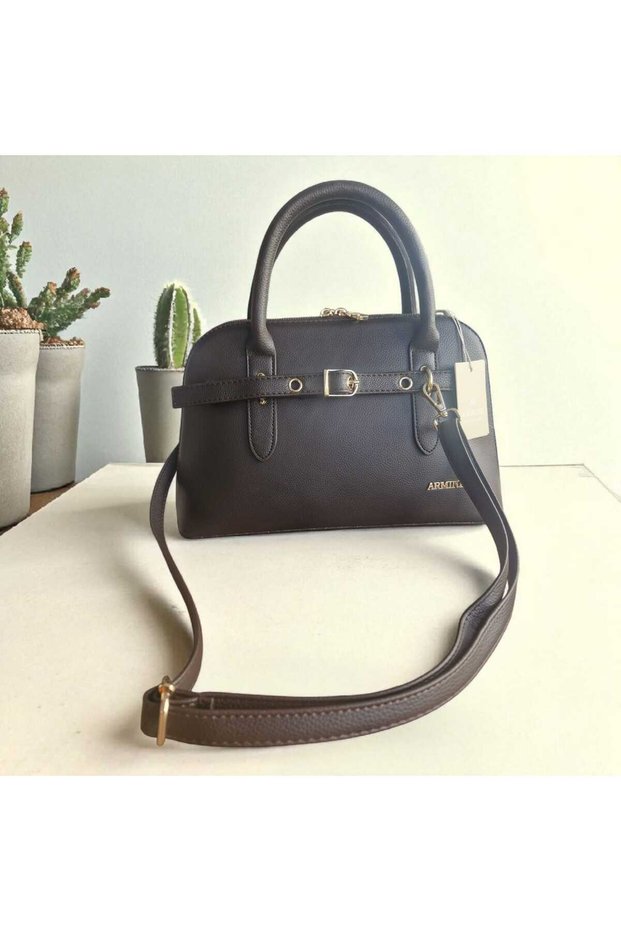 Belt Detailed Vegan Leather Women's Crossbody Bag – Elegant & Versatile 420