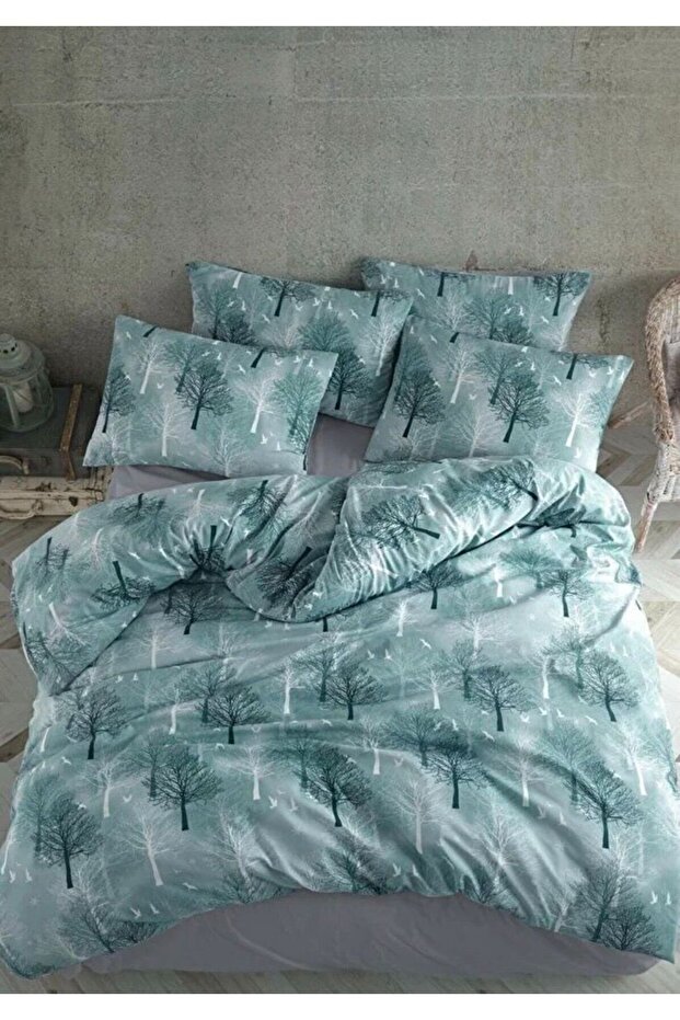 Double King Size Premium Ranforce Soft Textured Elastic Sheet Set