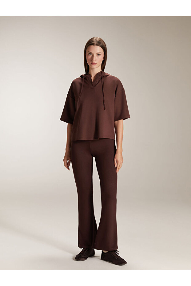 Brown Spanish Leg Women's Leggings Pants
