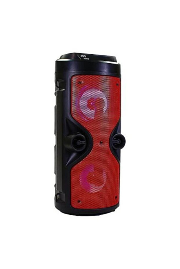 Bluetooth trolley speaker with remote control and carrying strap, 12W, USB/FM Radio, ZQS 4209, black - 2