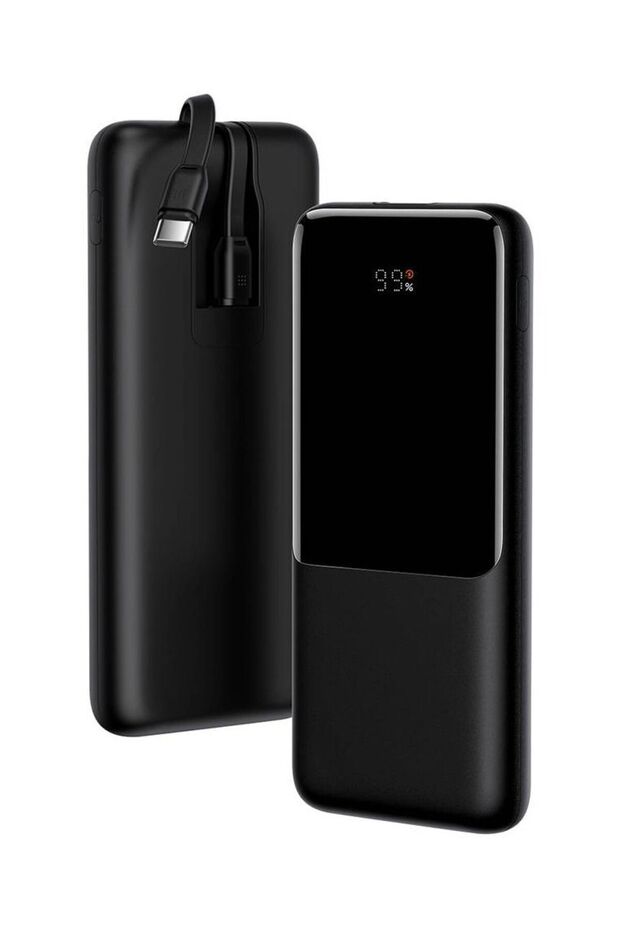 10000mAh Portable Power Bank | Dual USB Output, External Battery, Digital Display - 1