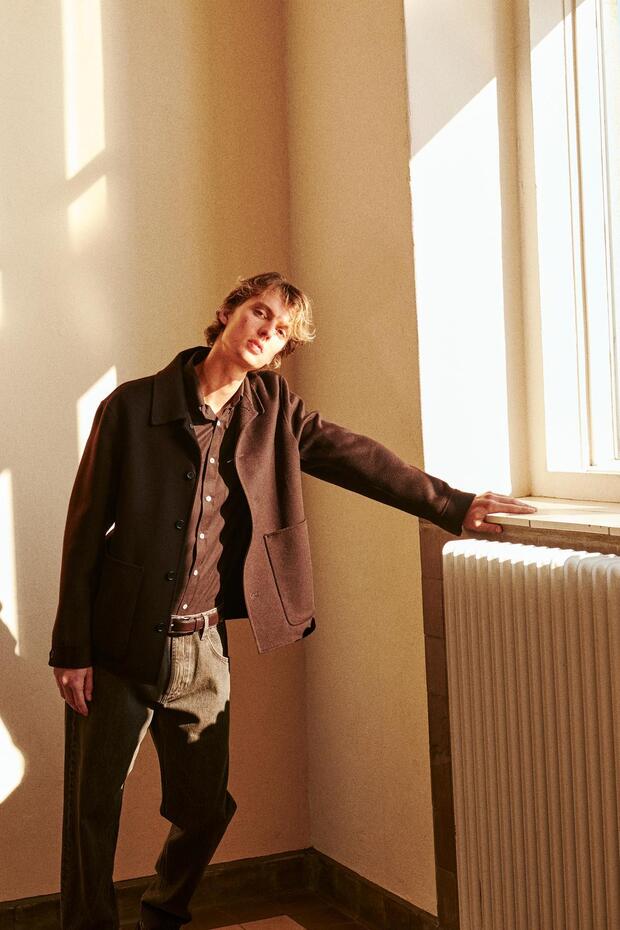 %100 kaşmir kısa kaban - 8