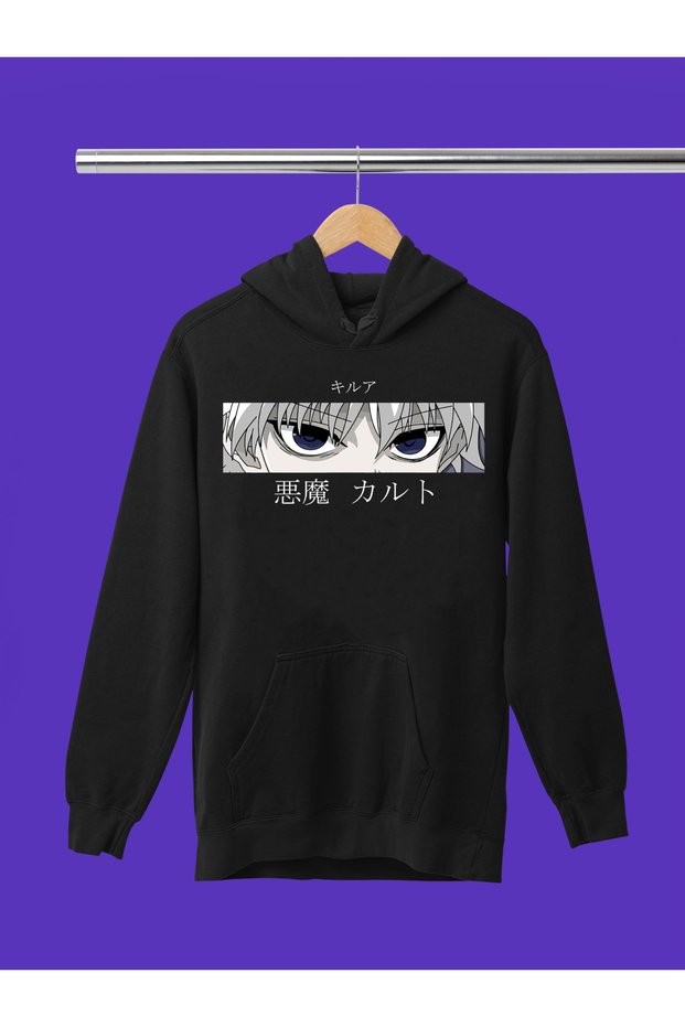 Kurapika Anime Manga Printed 3 Thread Quality Hooded Sweatshirt