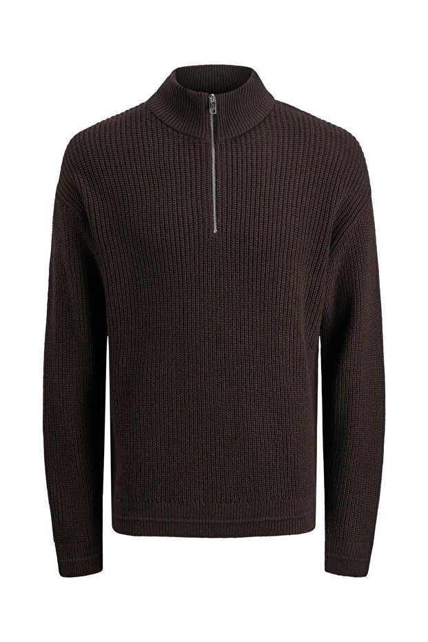 Strickpullover Einfarbig Strickpullover - 2