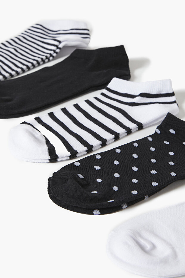 Desenli 5'li Çorap Seti - 2
