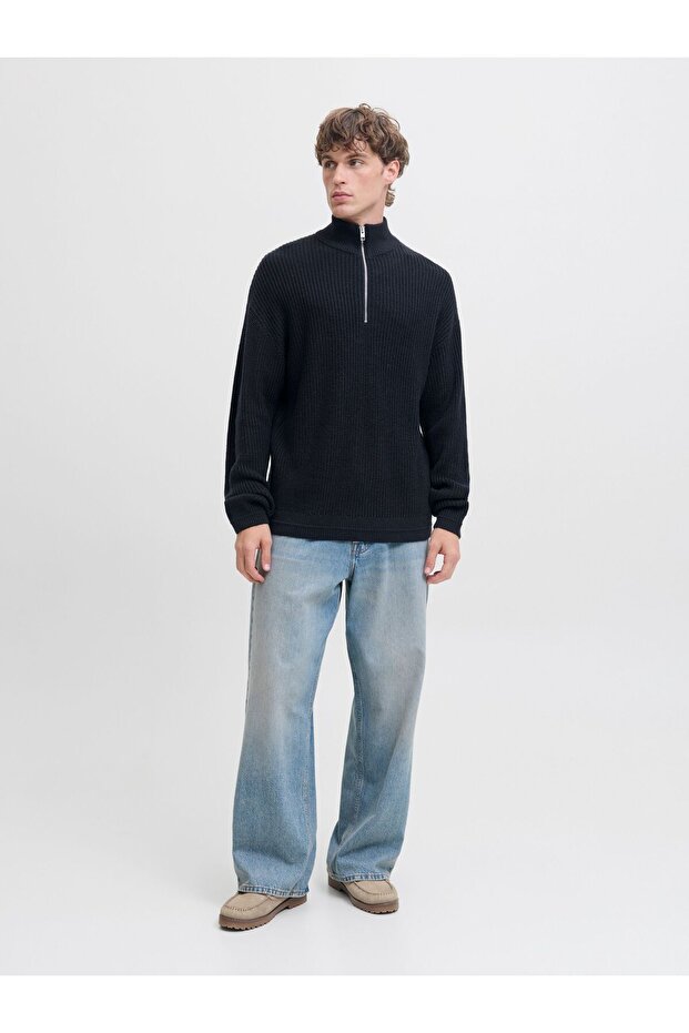 Strickpullover Einfarbig Strickpullover - 4