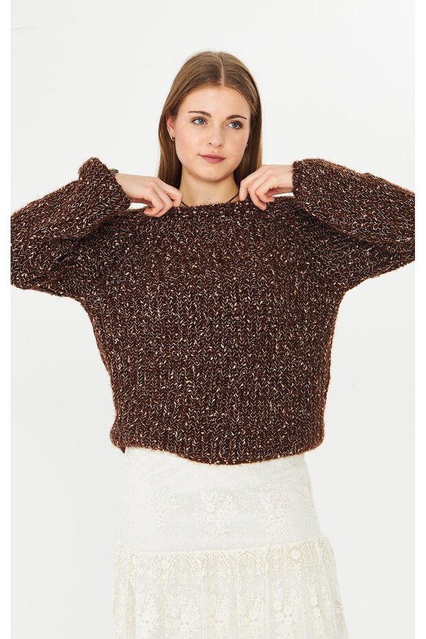 Triko Kazak Kahve - 1