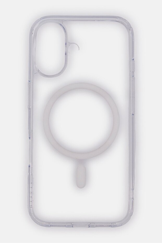 جراب حماية ماجسيف كلارا لجهاز iPhone 16، شفاف - 1