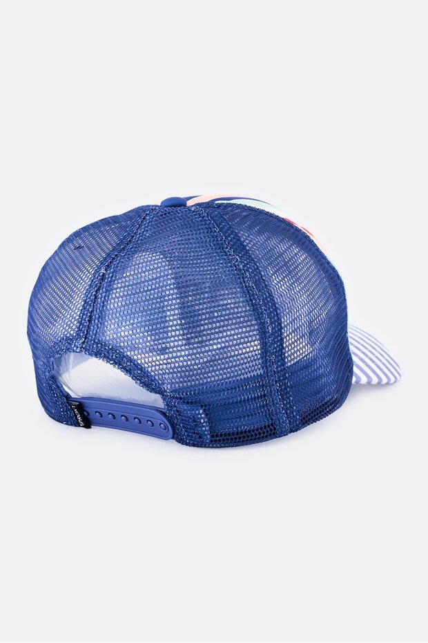 قبعة رجالية مخططة قابلة للتعديل، متعددة الألوان - 2