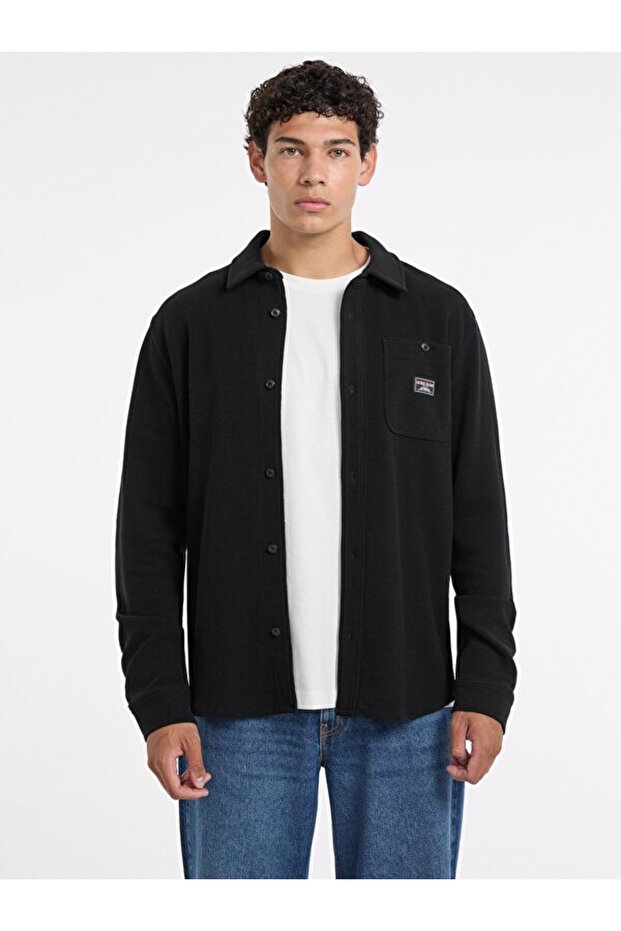 Jeans Erkek Gömlek - 1