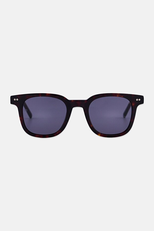 Men 20756608648IR Square Sunglasses, Brown Havana