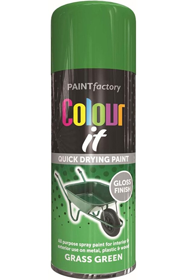 Grass Green Gloss Spray Paint 400ml