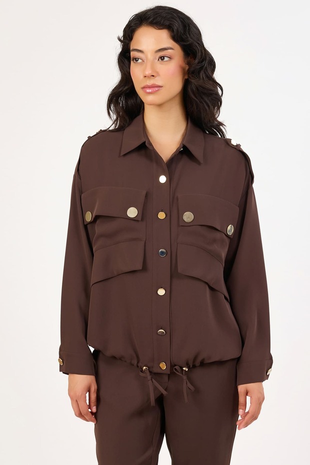 سترة قميص معدنية بمشبك - 3