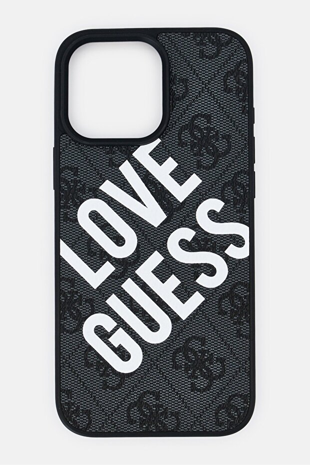 iPhone 16 Pro Max Brand Logo Protective Case, Black