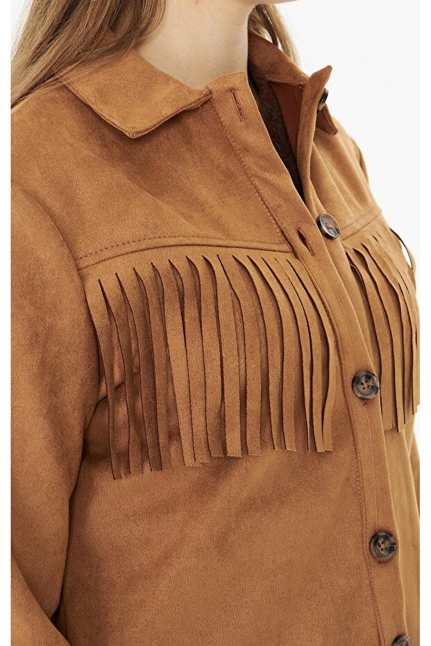 Süet Ceket Taba - 3