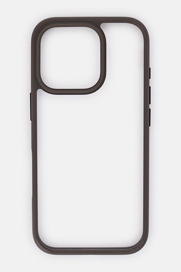 جراب حماية لجهاز iPhone 16 Pro، رمادي - 1