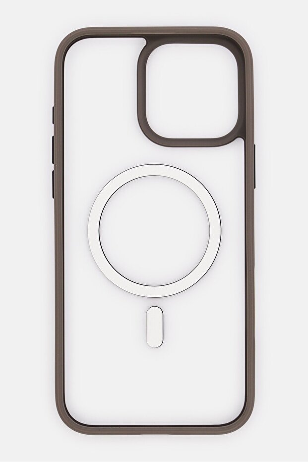 جراب حماية ماج سيف لجهاز آيفون 16 برو ماكس، رمادي - 3