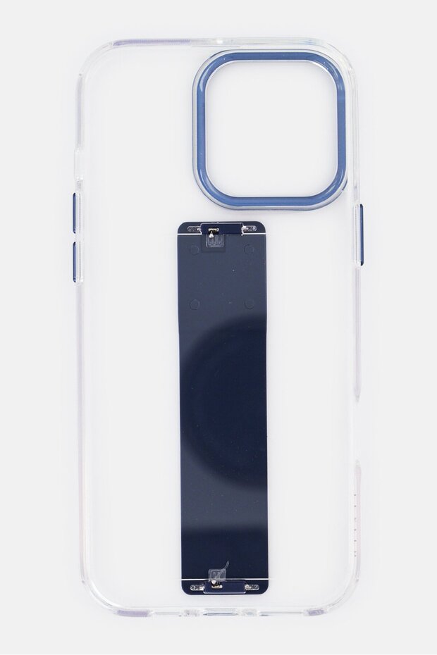 جراب حماية من السيليكون Graphia لهاتف iPhone 16 Pro Max، أزرق داكن - 3