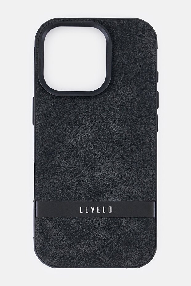 iPhone 16 Pro Pelle Leather Protective Case, Black