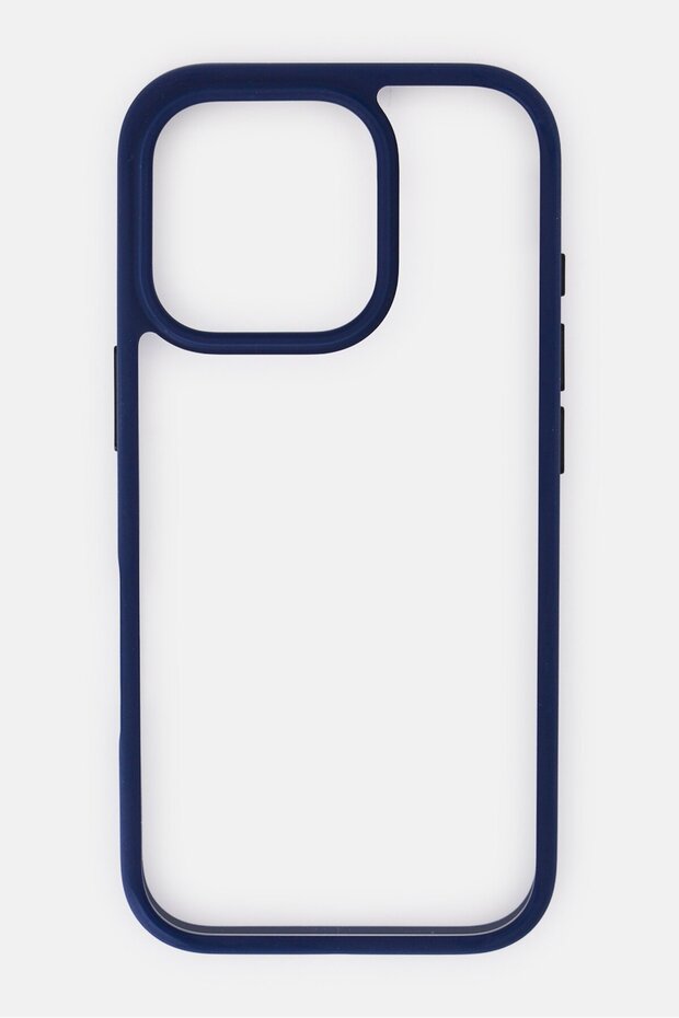 جراب حماية لجهاز iPhone 16 Pro، أزرق داكن - 1