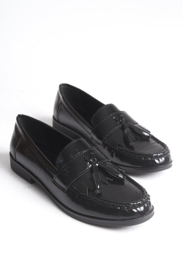 Azra Women's Front Tassel Ballerina Flats A031 - K6184