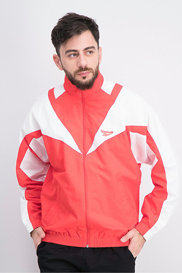 Men Classics Twin Vector Track Jacket, Red