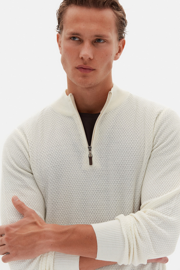 Ds Damat Regular Fit Ekru Kazak - 2