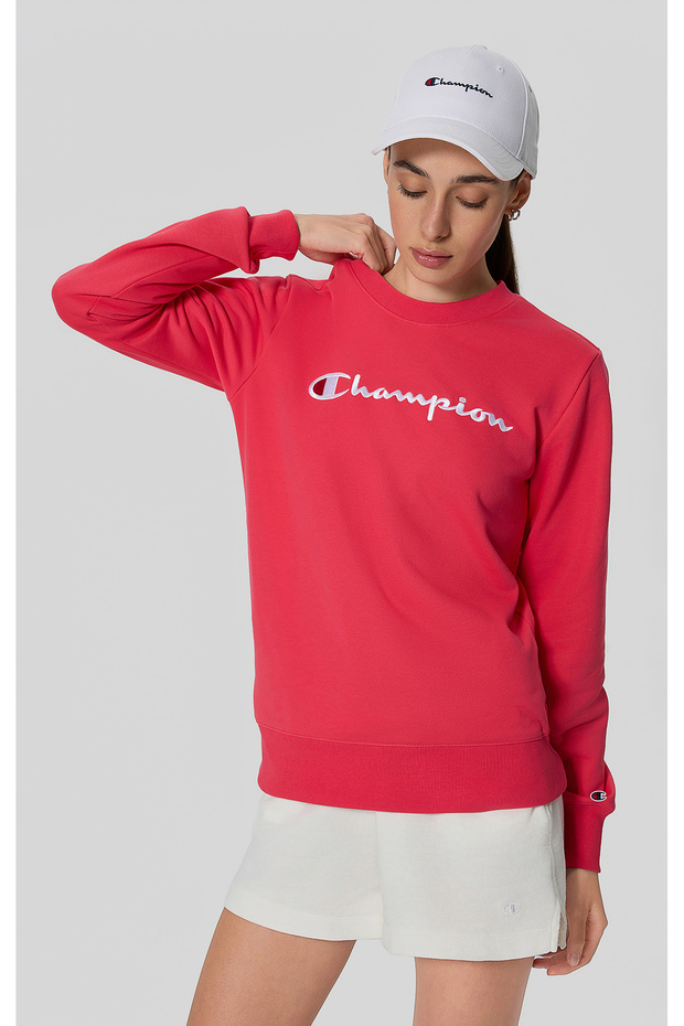 Icons Crewneck Sweatshirt Women's Pink Sweatshirt - 117752-Ps203