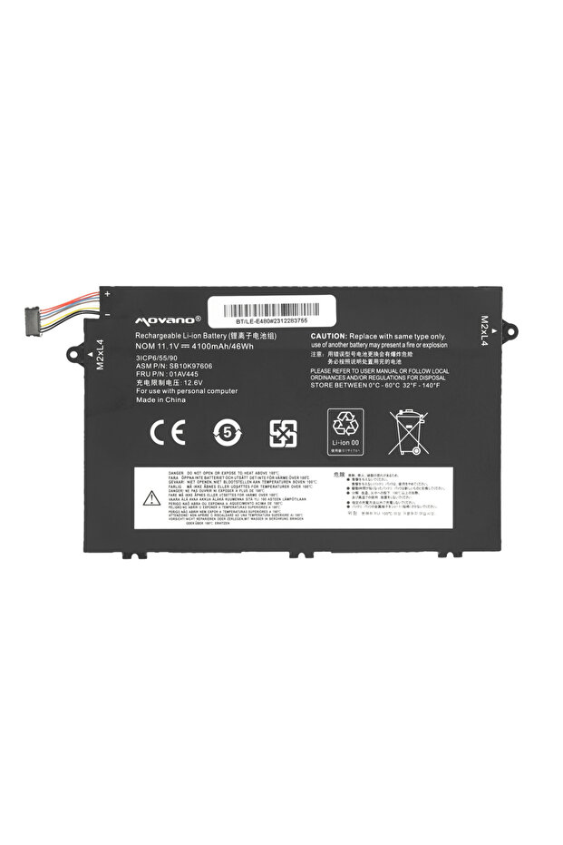 Baterie 01AV445 pentru Lenovo ThinkPad E14 E15 E480 E580 E590 - 5