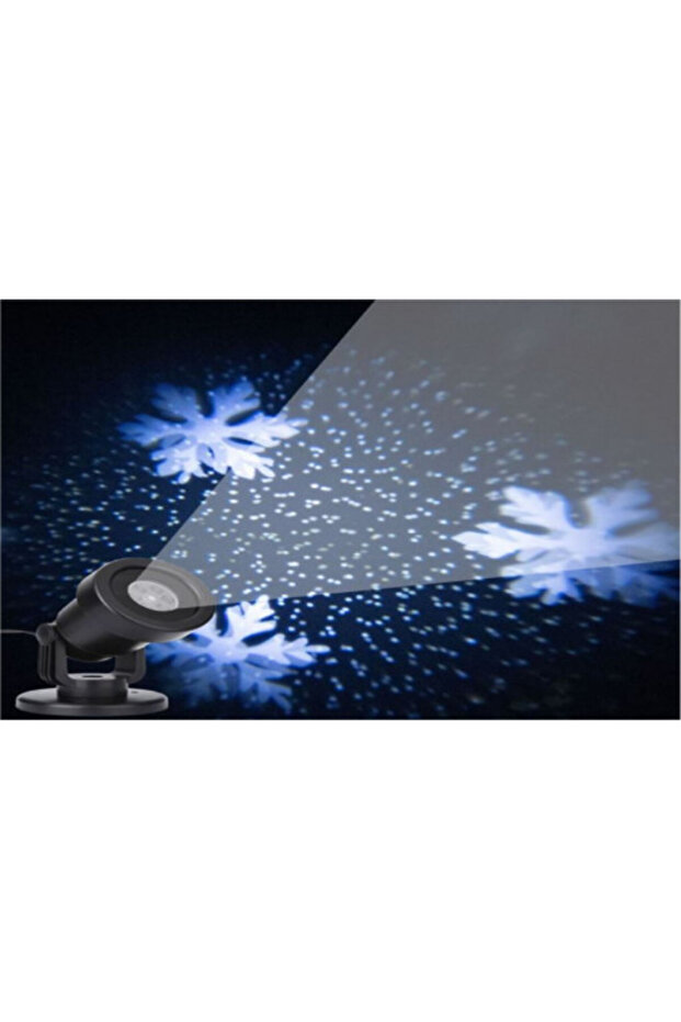 Laser LED Snowflake Projector - 2