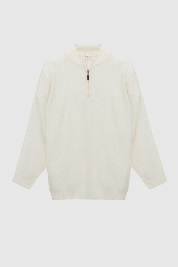 Ds Damat Regular Fit Ekru Kazak - 5