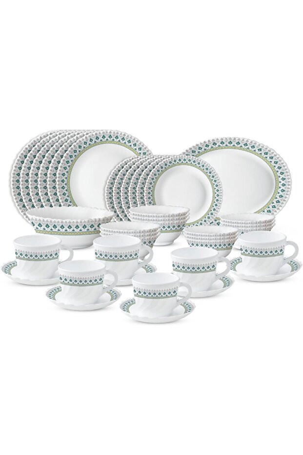 LARAH PLANO OPAL DINNER SET PERSIA, 38DSPL01-BL, 38 PC SET