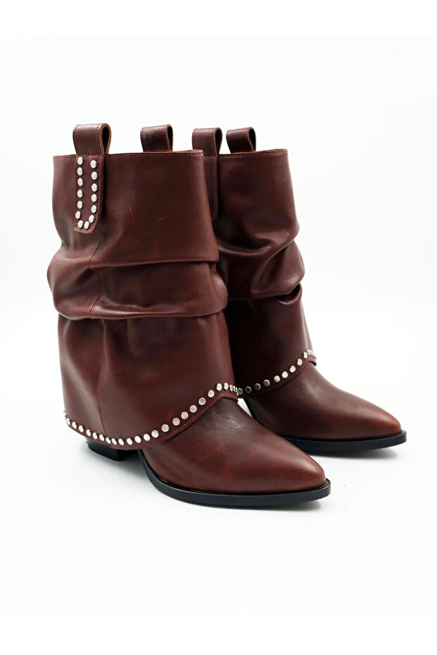 Kadın Hakiki Deri Bot - 1