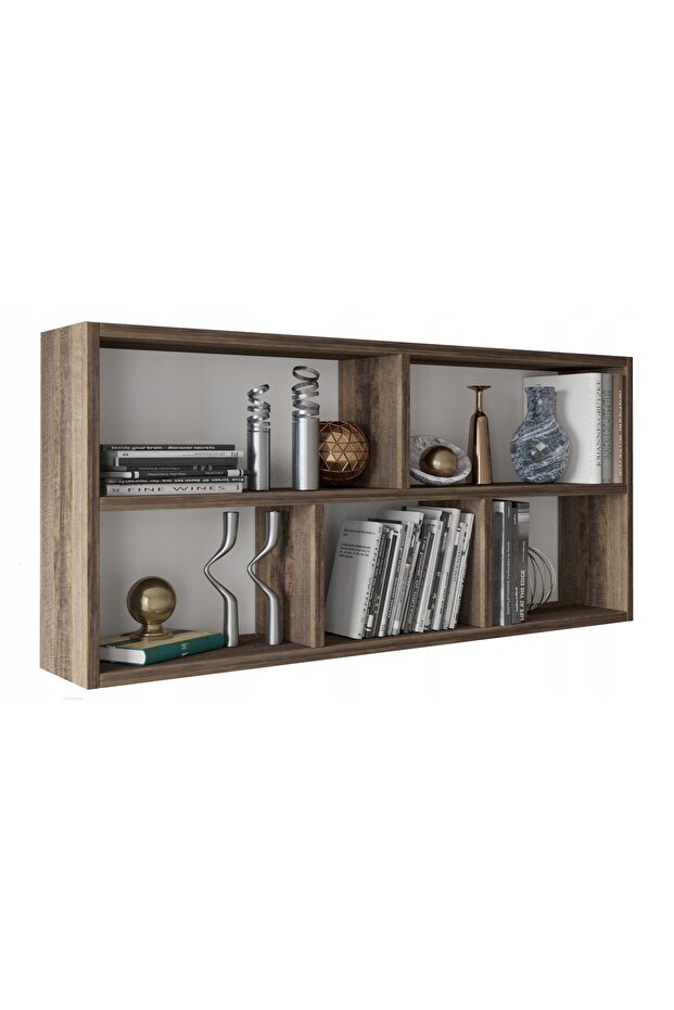 TEO hanging shelf oak lof retro rustic shelf - 1